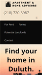 Mobile Screenshot of apartmentadvisorsduluth.com