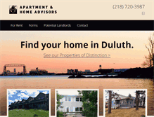 Tablet Screenshot of apartmentadvisorsduluth.com